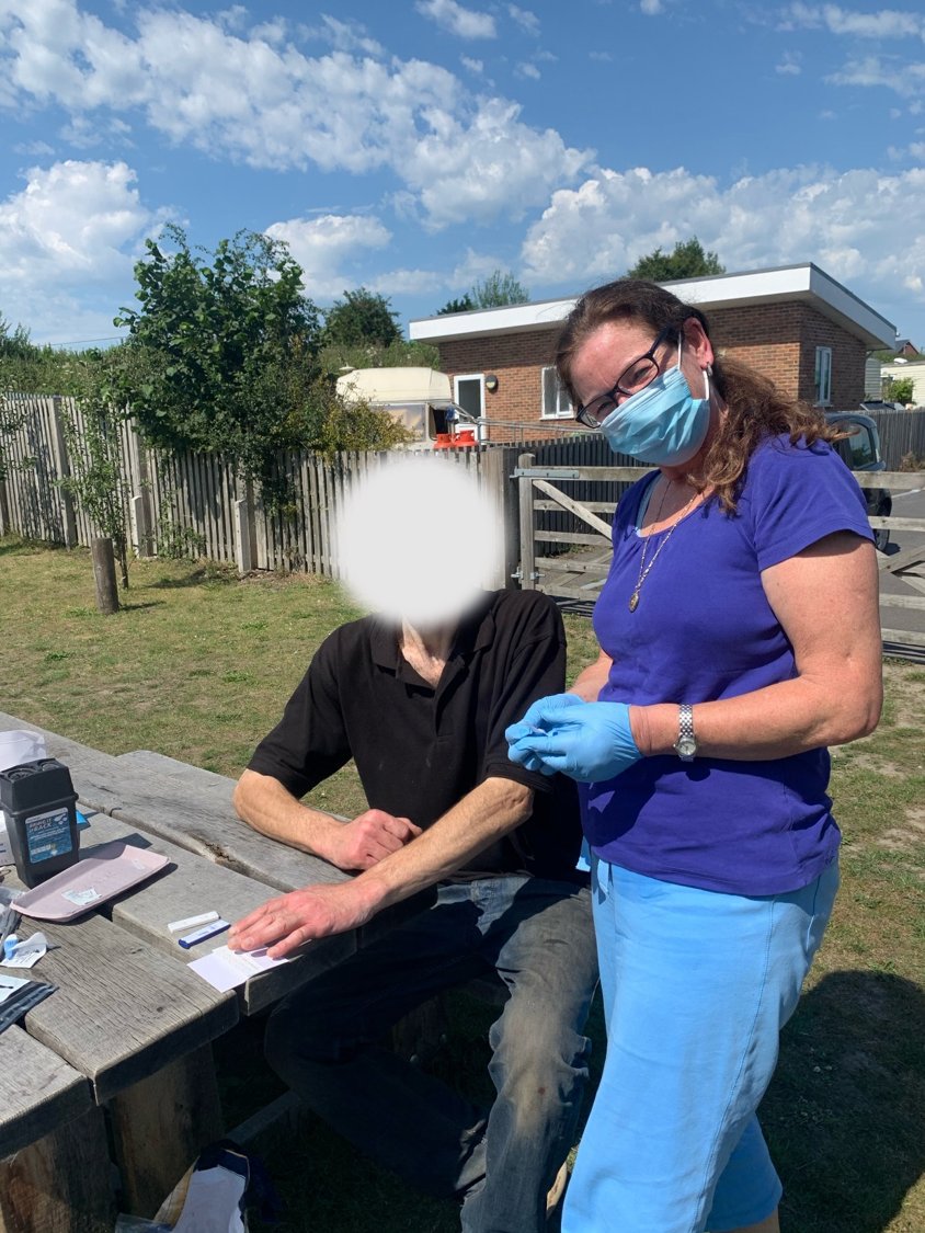 At #HepCULater we pride ourselves on our innovative projects. Back in August we had a fantastic day working with the traveller community in Dorset to test those who may not normally engage. #EuroTestWeek #TestTreatPrevent 

@EuroTestWeek @NHS_APA