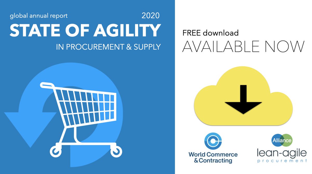Agile_Biz's tweet image. State of Agility in Procurement and Supply. 

⬇ Download the global annual Report 2020 for FREE and join the lean-agile procurement community.

👉 buff.ly/393XCTZ 

from @MirkoKleiner  &amp;amp; Tim Cummins

#agileprocurement #supply #agile #agility #procurement