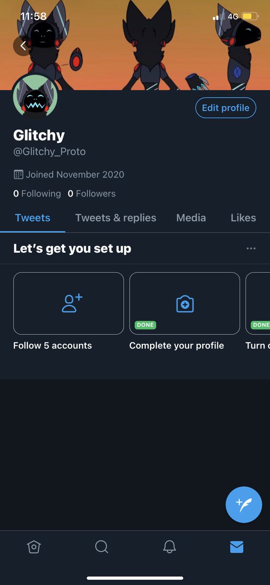 tyler_cuntboy's tweet photo. I know this is a bit off but I have my official twitter account! If you like to follow it, here’s the @Glitchy_Proto https://t.co/D4kMu0xhDm