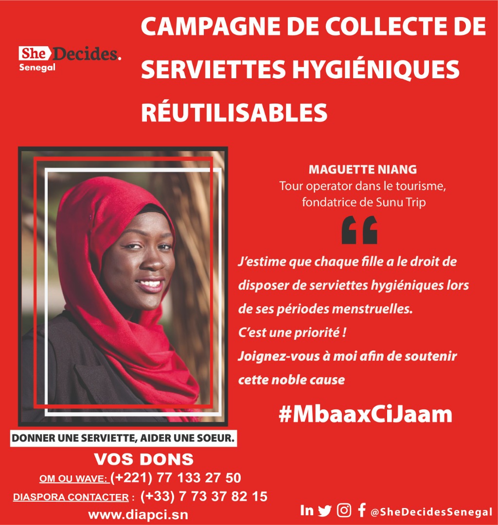 ShedecidesSN's tweet photo. « Le cœur qui donne, récolte. »
Tao Te Ching

 Toutes ces filles ont besoin de notre aide pour pouvoir voir leurs règles en toute tranquillité.

Qu'attendez vous pour faire comme @Maguiishu et rejoindre #SheDecideSN dans cette collecte.

#MbaaxCiJaam #Kebetu https://t.co/zUoYt3dwy5