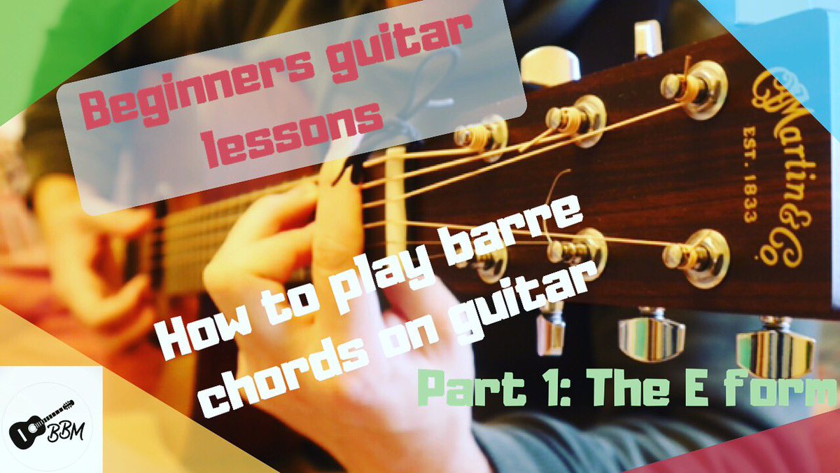 blakebakermusic's tweet photo. New beginner’s guitar lesson for anyone wanting to learn 😊 In this video I cover how to play barre chords (the E form) all over the guitar neck. Have a great Monday all! 😊 https://t.co/cPYoegAi4N #guitarlessons #guitar #youtubelessons #youtube #series #mondaythoughts https://t.co/TXuQIgIyPV