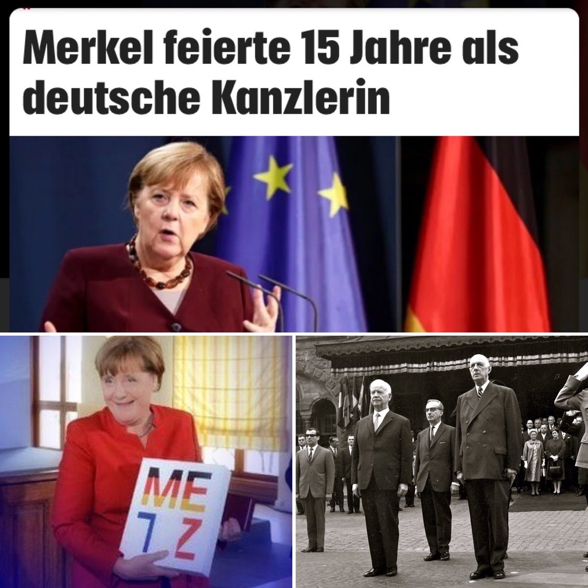 MetzFrontaliere's tweet photo. 👉 #AngelaMerkel a fêté ce week-end son 15ème anniversaire à la tête de la Chancellerie. 
👉 « Mutti » était venue à #Metz en 2016 à l’occasion d’un conseil des ministres franco-allemand. 👇 https://t.co/IqzA8fwDlU