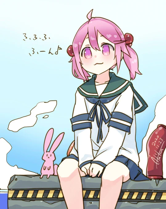 『ご機嫌漣ちゃん』
#艦これ #漣 
