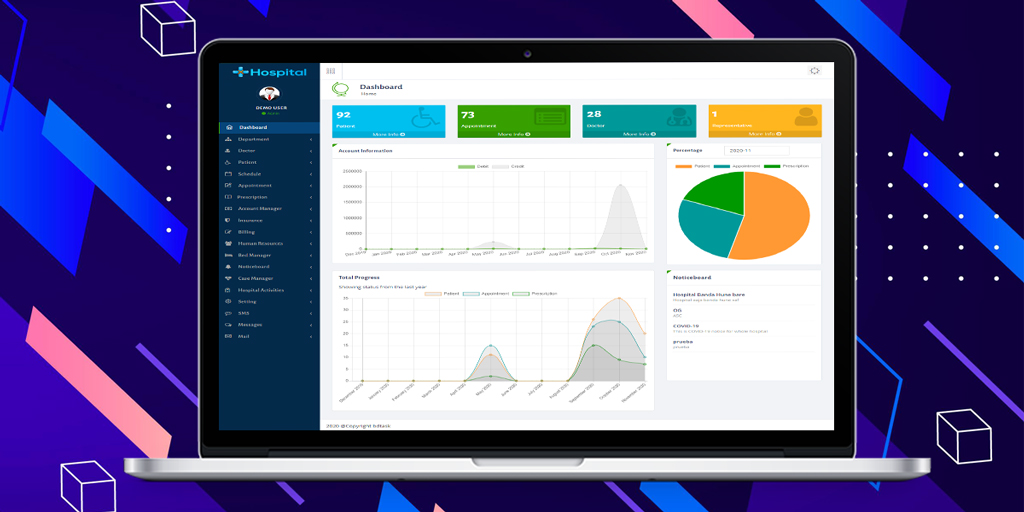 bdtask's tweet photo. #Bdtask, Hospital Management System (HMS) is a web-based software that simplifies managing the functioning of the healthcare institution. Check Out Free Demo: https://t.co/v8iOowmjSF
#healthcare #hospital #HospitalSoftware #HospitalManagementSystem #HMS https://t.co/TvqzzOlgka