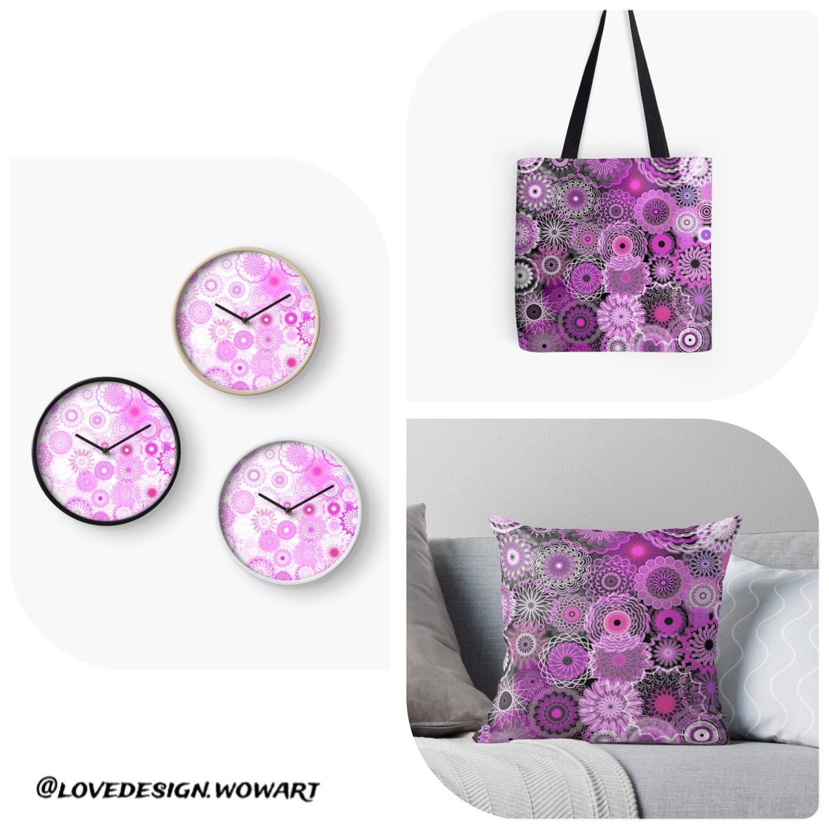 Love4design1's tweet photo. Pink and purple mandalas pattern merch!! Come and check this out! Namaste~~~ 🧘🏻‍♀️ 
https://t.co/aVwX2Ieqai

#yoga #yogaday #yogaday #yogalife #mandala #MandalaArt #redbubble #redbubbleartist #redbubbledesigner #facemasks #redbubblemerch https://t.co/1SMGiFgR5P
