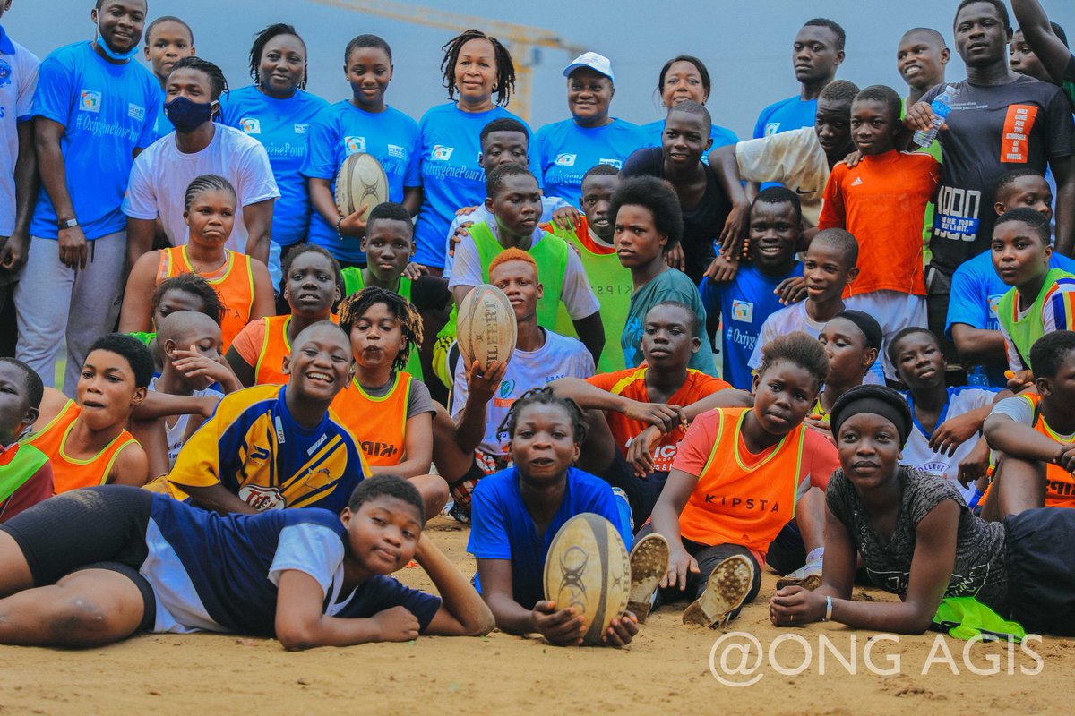 ong_agis's tweet photo. [Activities]

This day of the fight against pneumonia was also marked by a Rugby match between Crac and Orca-s. Without oxygen he cannot exercise. 
Oxygen for all our theme for this year

#JMP2020
#OxyGENforAll
#StopPneumonia 
#oxygenforcotedivoire 
#EveryBreathCounts https://t.co/uDNEpnzHzr