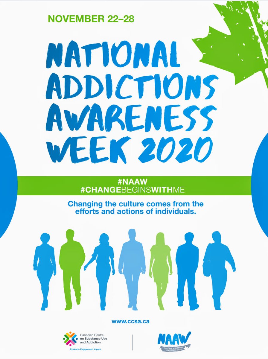 #AddictionsAwarenessWeek reminds us that #ChangeBeginsWithMe.