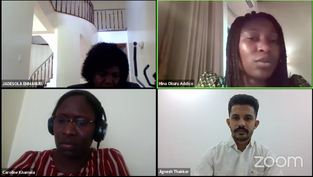 carolinekhamala's tweet photo. [2 WEEKS AGO]: Truly humbled to moderate this panel discussion during the 2nd International Symposium on Social Media 2020.  Thank you so much Mina (Ghana), Jignesh (India) &amp; the @USIU_SIMELab  team at the @ExperienceUSIU. Watch video 📹via Facebook at>> https://t.co/2RYS8XvNXO https://t.co/wef9jefZ8Q