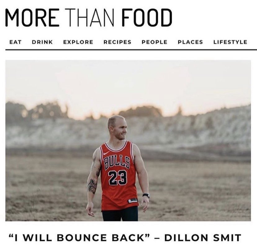 #repost - “After sustaining an injury early in the season, @DillonSmit9 is more focused than ever on recovering and bouncing back! @morethanfoodmag has more info...” . morethanfoodmag.com/i-will-bounce-…