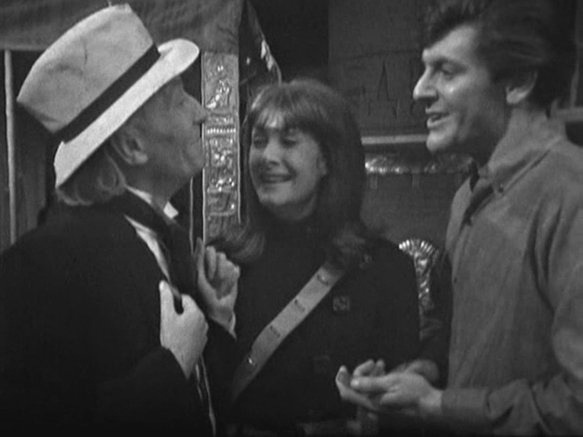 The Daleks' Master Plan. Sara having a proper chuckle, a few hours after executing her innocent brother.