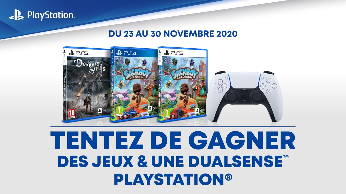 HypergamesA's tweet photo. #Concours 🔥
Tentez de remporter un jeu PS4/PS5 ou une manette DualSense PlayStation.
Au total 6 gagnants.
Pour participer, il faut :
✔️Follow @HypergamesA
✔️RT le tweet
TAS le 30/11
Voir le règlement ci-dessous : https://t.co/fkKTR9n5pF