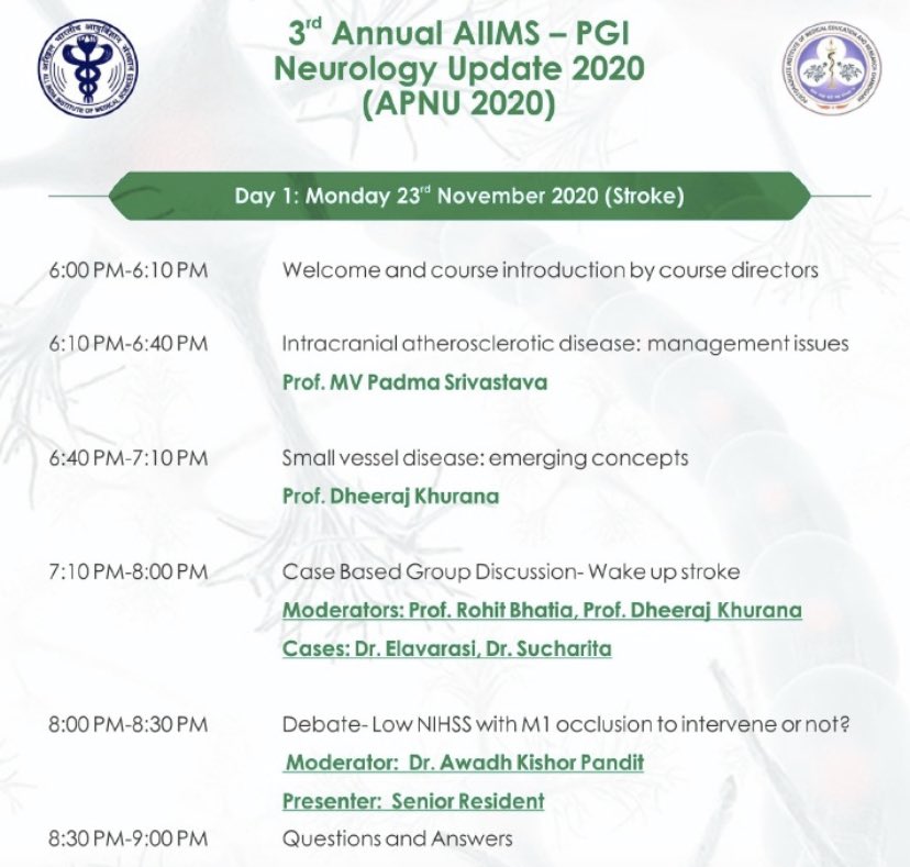 AIIMS_Neurology (@aiimsneurology) on Twitter photo 3rd AIIMS-PGI Neurology Update (APNU 2020) is going live now!  #APNU #aiimspgineurologyupdate 3rd AIIMS-PGI Neurology Update (APNU 2020) is going live now!  #APNU #aiimspgineurologyupdate