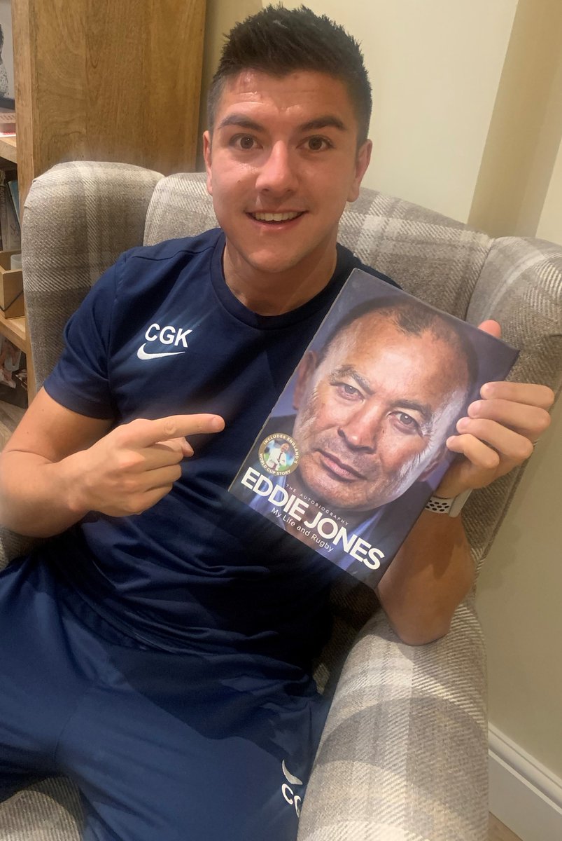 SaintMichaelsCE's tweet photo. Reading In PE: Mr Kohler is currently reading Eddie Jones’ ‘My Life And Rugby’ - a book from the current England Rugby Union Head Coach. #StMichaelsSports #ReadingInPE https://t.co/rAJdsaeu4Z