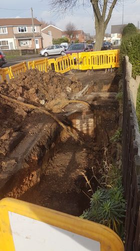 mrjohnwade5's tweet photo. @LeicsCountyHall @wpduk @drlukeevans this is absolutely disgusting i have had no notice that this was being dug up outside of my home and now my disabled wife cannot get out of our house if needed #annoyed #nonotice #housebound https://t.co/6C82aGGE0s
