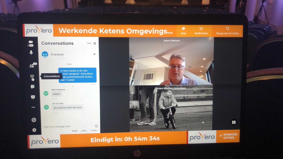 Provero congres vindt helemaal digitaal plaats. Zo ziet dat er uit.