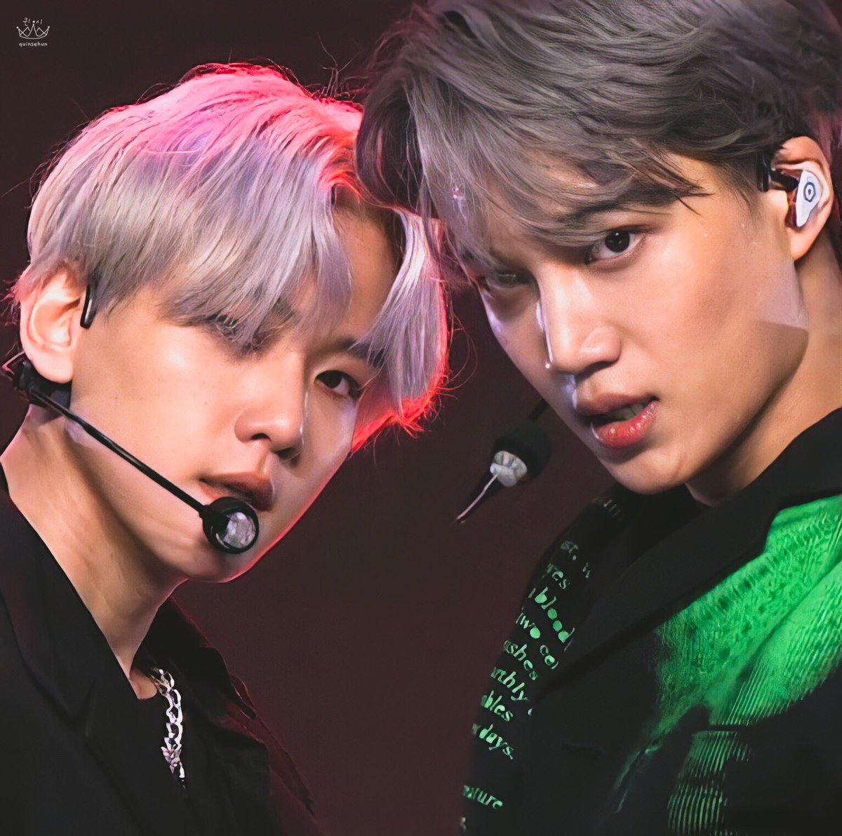 #BAEKHYUN &amp; #KAI edits // please don’t crop the logo 🙏