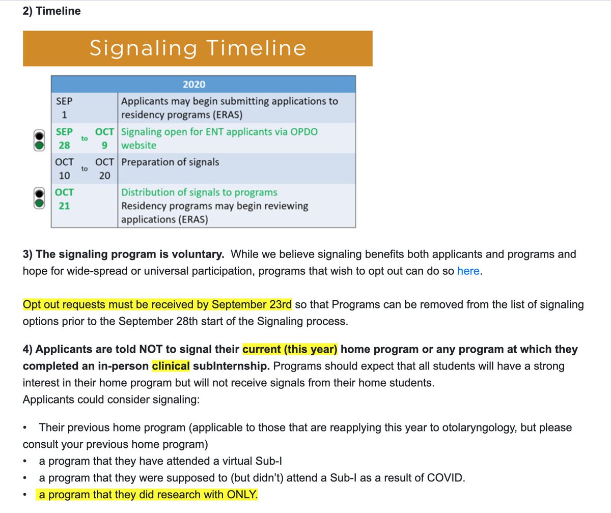 14/Thus far, there is no consensus or concrete data on how specifically each program is using signals & how successful signals have been.HOWEVER, the process is based on other successful programs used in economics ( @AEAjournals) & other spheres.