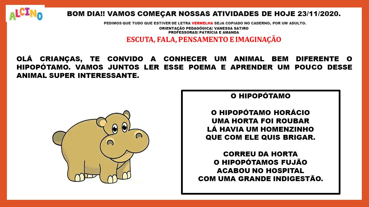 ATIVIDADE DE EDUCAÇÃO INFANTIL - LETRA H