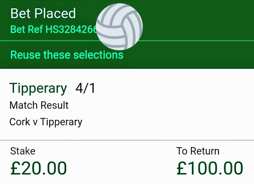 Great day for the underdogs!! #Tipp #GAA 🔵🟡 #winnerwinner