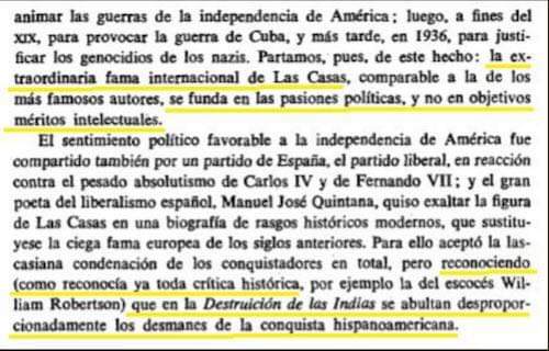 ⛔ BULO de <a href="/luisgonzaloseg/">Luis Gonzalo Segura</a> en "Las atrocidades españolas en la Conquista de América" para @actualidadrt "Tampoco parece que falsee Bartolomé de las casas".

❌ FALSO: Multitud de historiadores lo han desmentido. Un ejemplo en el I Congreso Int. de Hispanistas de Oxford, 1962.