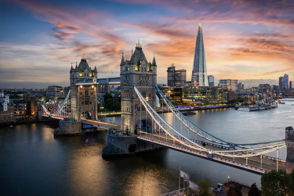 Tower Bridge at sunset