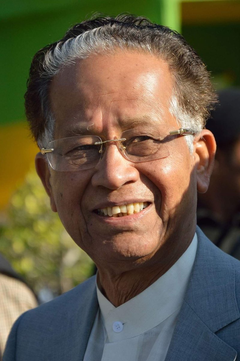 DKShivakumar's tweet photo. Deeply saddened by the demise of Former Chief Minister of Assam and Senior Congress leader Shri. Tarun Gogoi.

My condolences to his bereaved family. As the longest serving CM of Assam, he positively changed the face of the state and put it on a path of development. https://t.co/QSDpMs1WeY