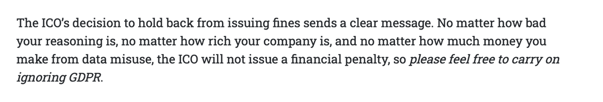 Question one: Why do the ICO’s fines only target data leaks, spam, and robocalls?