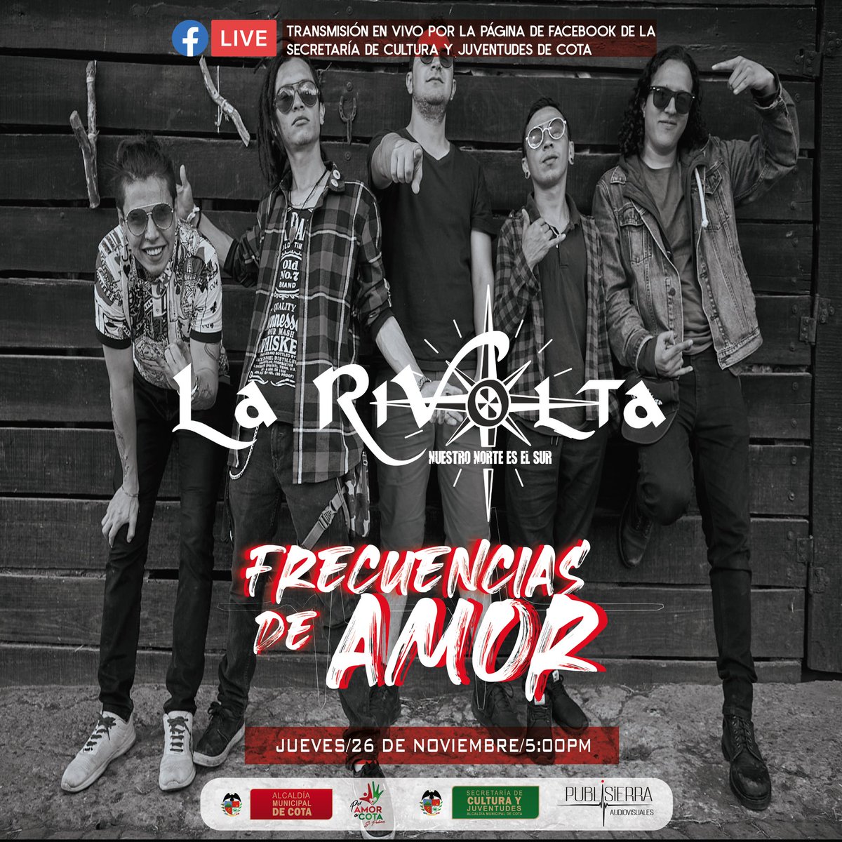 Gran semana #RAZARIVOLTA 
Nos vemos este jueves 🥁🔥 
FRECUENCIAS DE AMOR 🎶❤️ 

Jueves 26 de noviembre // 5:00 pm // <a href="/LaRivoltaOficia/">La Rivolta Oficial</a>