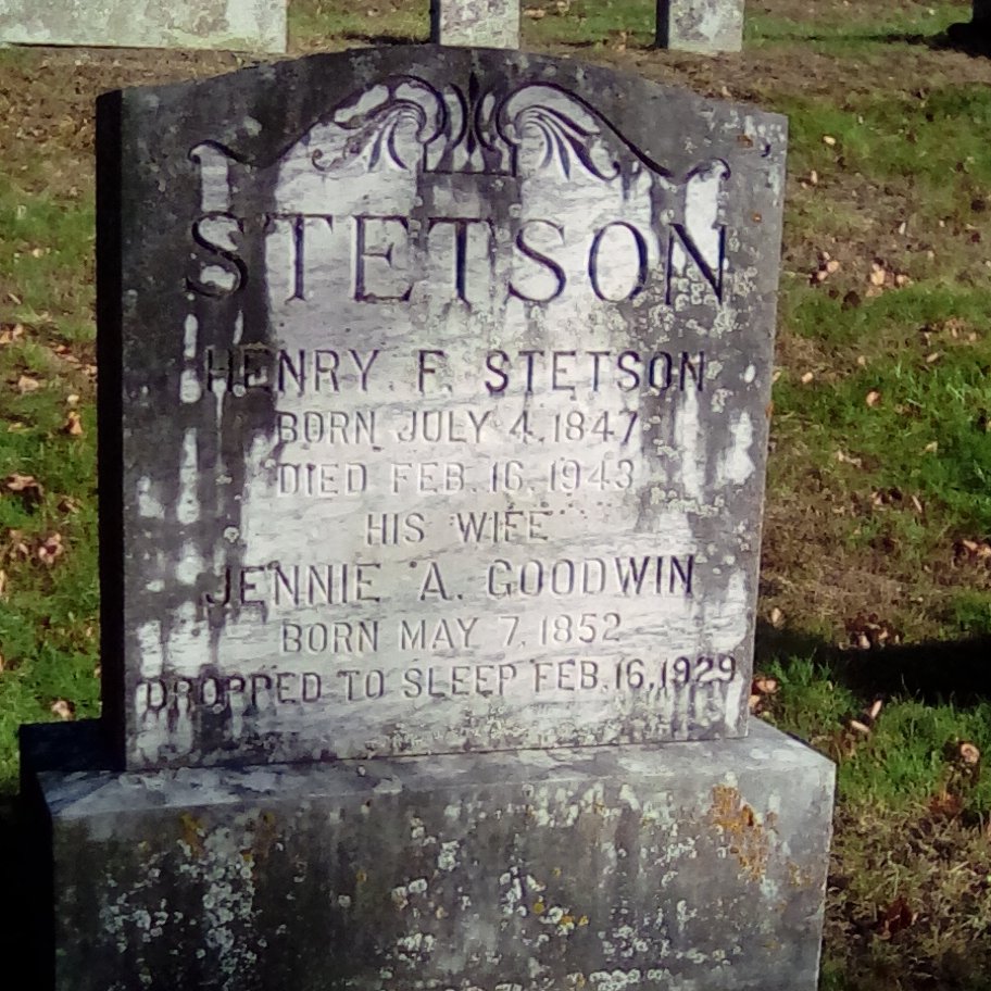 "Dropped to sleep" - interesting euphemism. #gravestone.