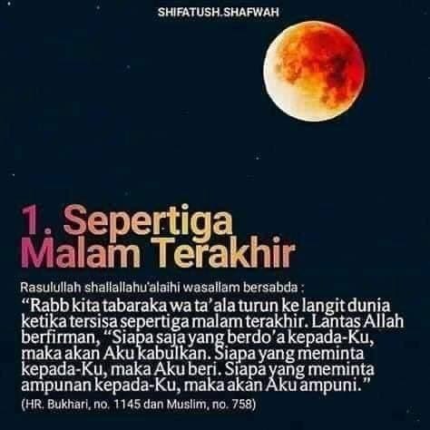 freshgradkerja's tweet photo. Berdoalah di 4 waktu ini, agar doamu cepat dikabulkan Allah.. https://t.co/2VLQF5KTQA