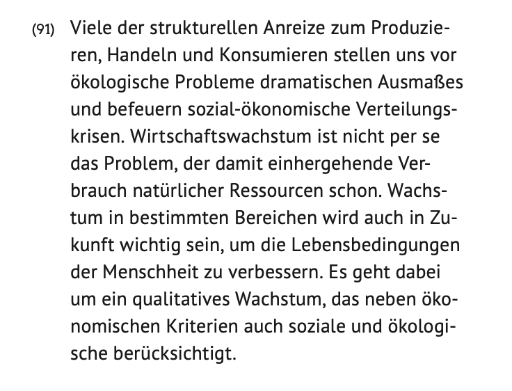 ManuelGrebe's tweet photo. Was sagt das neue Grundsatzprogramm der deutschen @Die_Gruenen zu Wirtschaftswachstum?

"Wirtschaftswachstum ist nicht per se das Problem, der damit einhergehende Verbrauch natürlicher Ressourcen schon."
https://t.co/qImwF57ORO https://t.co/SxXDm9LWXz