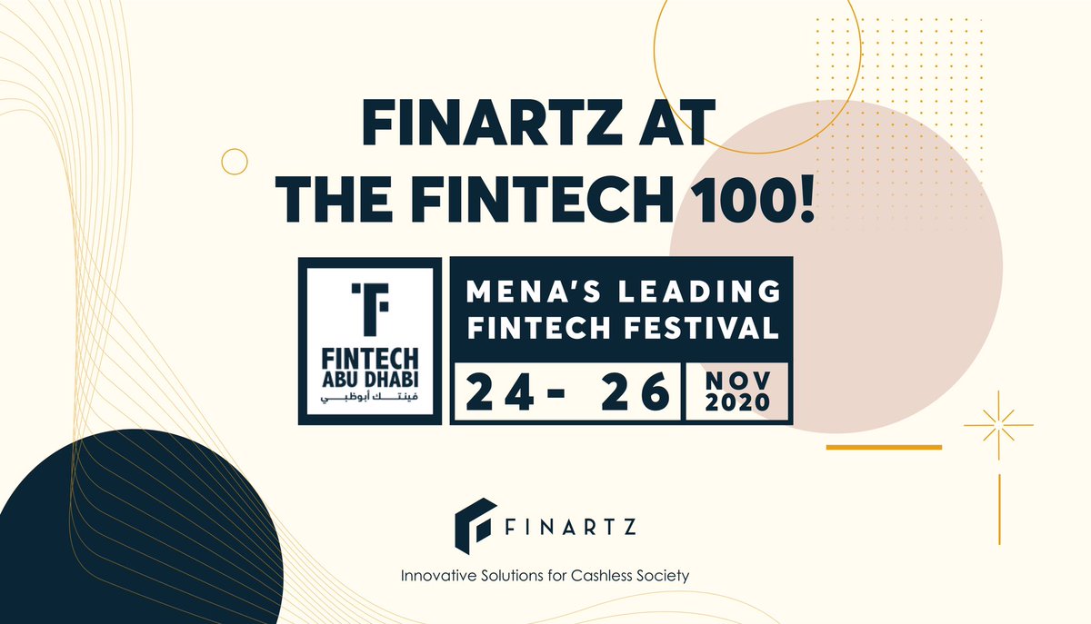 finartz_com's tweet photo. We are excited to announce that #Finartz will be part of FinTech Abu Dhabi @FinTechAD, MENA’s Leading FinTech Festival!
Register for the festival, which will take place on November 24 - 26!
https://t.co/RnzNJIxxOS https://t.co/EkNCsSYbD1