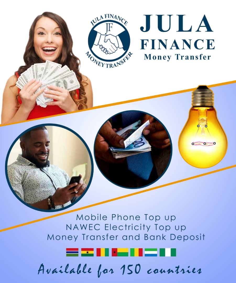 OUR EXCHAGE RATE FOR THE GAMBIA TODAY IS D65.40 TO THE BRITISH POUND. OUR RATE TO SENEGAL AND OTHER CFA COUNTRIES IS, 722 TO THE GBP, OUR SLL RATE IS 12700 TO THE GBP, THE RATE TO GHANA IS 7.60 AND NIGERIA IS 575 TO THE GBP USE OUR APP AND MAKE A TRANSACTION OR GIVE US A CALL.