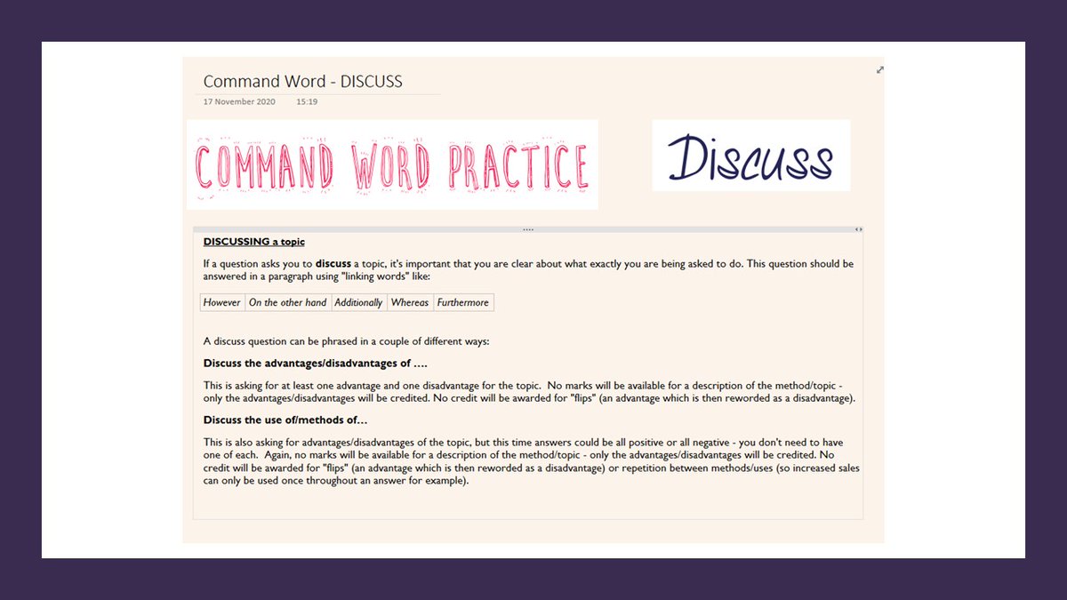 MsJSanderson's tweet photo. Successful #commandword practice using #digitaltools - created templates in @msonenote to reinforce exam technique and then pupils colour coded answers (g/a/r) to deepen their understanding of where to gain marks. #MIEExpert #TeamMIEEScotland #BusEdScotland #busedatbreadalbane https://t.co/c46Kivnd4y