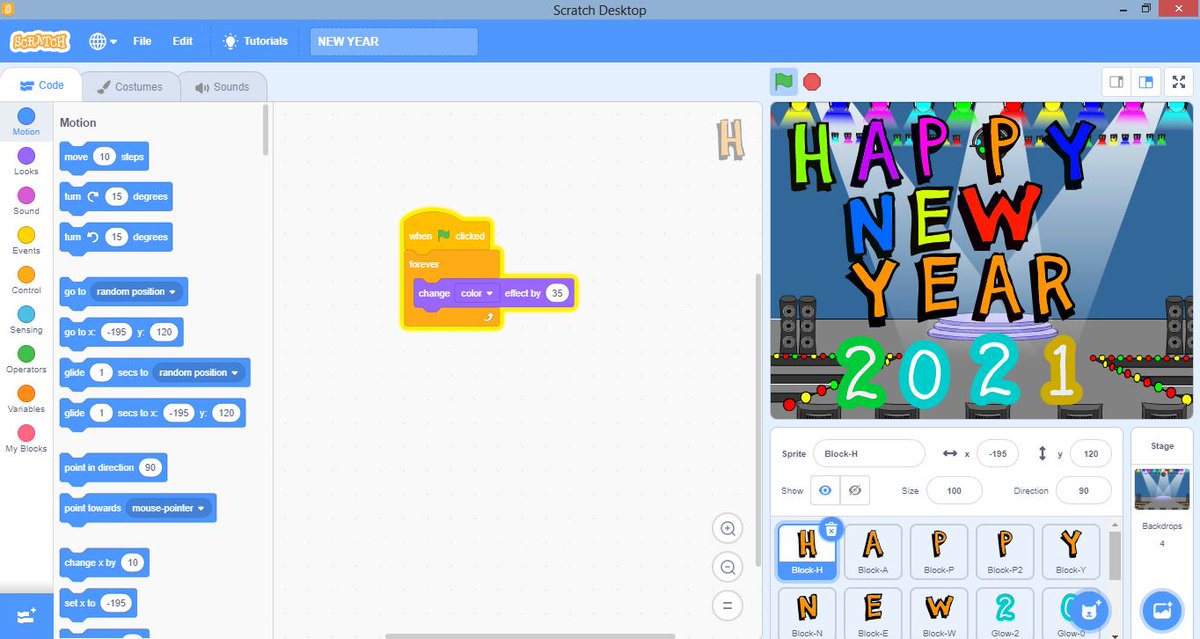 stem_rwanda's tweet photo. Our students are feeling the new year by creating #Scratch games, Guess what if you play?. 
#STEMeducation https://t.co/G5CHjbzXKn
