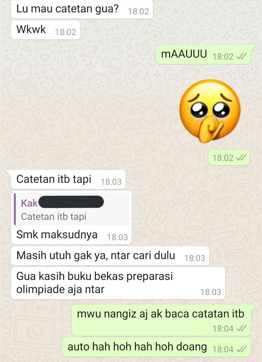 gwembill's tweet photo. gini ya punya pacar pinter, eh — mantan? WKWK https://t.co/DolsQgRIqZ