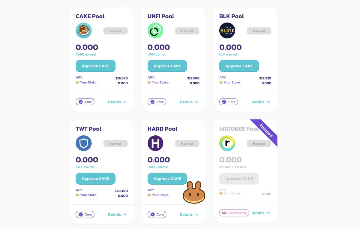 PancakeSwap's tweet photo. #PancakeSwap Quiz

🤑 2 People will win $50 in $CAKE each! 🤑

You can stake $CAKE tokens to earn @hard_protocol.

What is the current APY on earning $HARD?

➡️ Reply with a screenshot
➡️ Retweet this post

Winners announced in 48 hours!

Here's a hint:
🥞 https://t.co/GdRfaFERkt https://t.co/CfyeVEMUN5