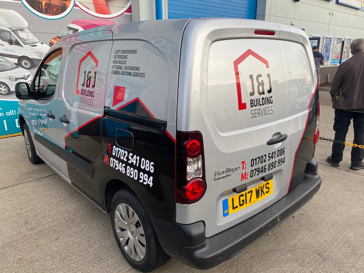 SXBasildon's tweet image. Clever partial wrap for local company J &amp;amp; J Building Services.

Designed, made and fitted by the team at #SignsExpressBasildon

#Basildon #Southend #Essex #VanSigns #VanGraphics #VanSignwriting