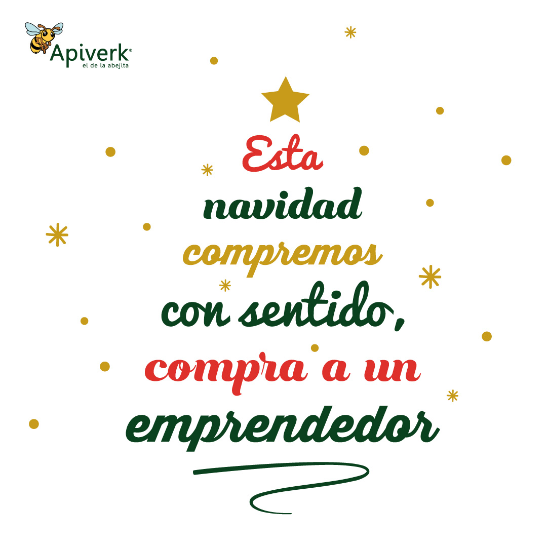 apiverk's tweet photo. Esta #navidad compremos con sentido, apoyemos a los #emprendedores!🌲🙌
Regalando Apiverk no solo estaras regalando #salud y nutrición, tambien estaras apoyando a familias campesinas de escasos recursos
Somos apicultura con concienciencia, somos #Apiverk 🐝
#navidadconsentido https://t.co/fDWNZLnv22