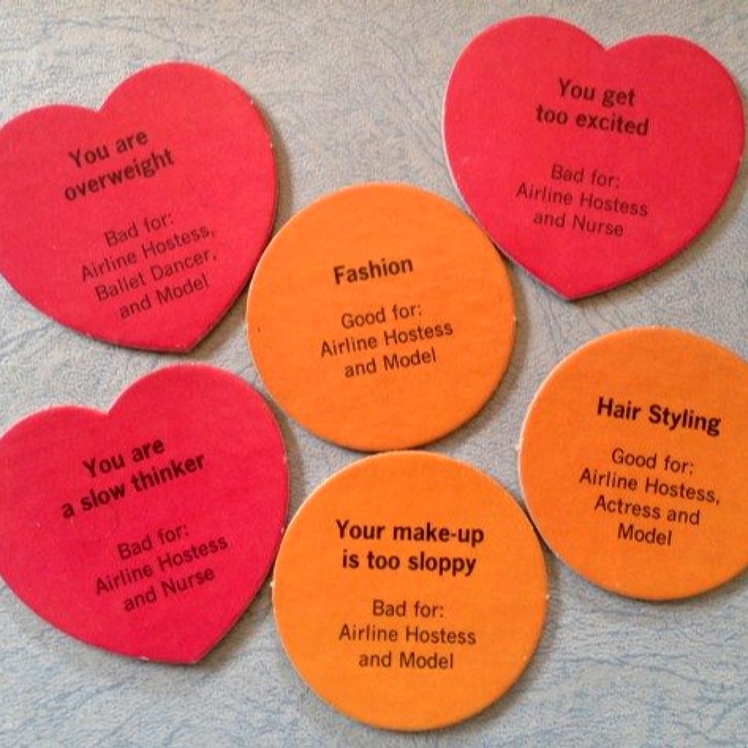 PlayDNApodcast's tweet photo. What Shall I Be? was a game released in the 60's with a boy's and girl's version. The boy's version featured skills such as map reading, mathematics, and chemistry. The girl's version featured- well . . . these.

Discussed in our recent episode "Pink vs Blue"

#boardgames #gender https://t.co/JULMg2yyMF