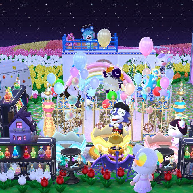 ポケ森 ミニハニワあつめ パステルバルーン の家具を使ったレイアウトまとめ レイアウト まとめ ポケ森攻略まとめブログ