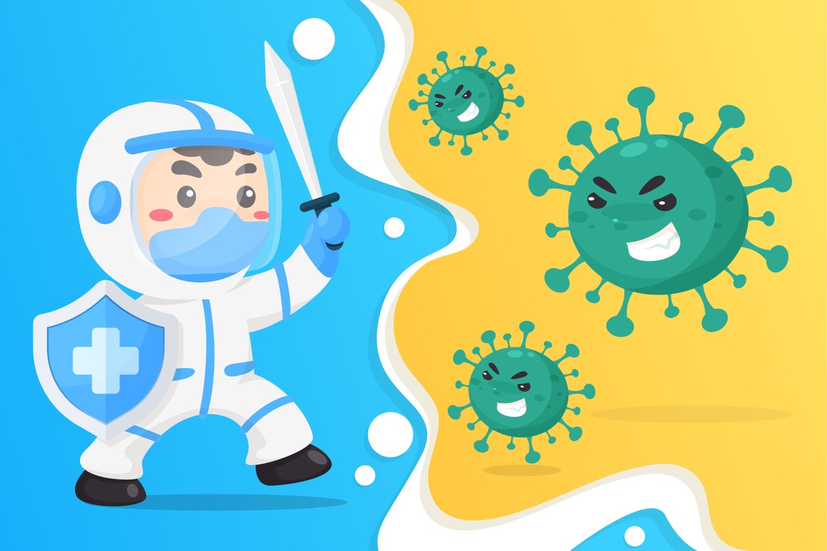 TikDocAPP's tweet photo. Doctor Fighting COVID-19 in Cartoon Style - Download Free Vectors, Clipart Graphics &amp; Vector Art https://t.co/JIauVnWIzB https://t.co/VZQaFpzdwx