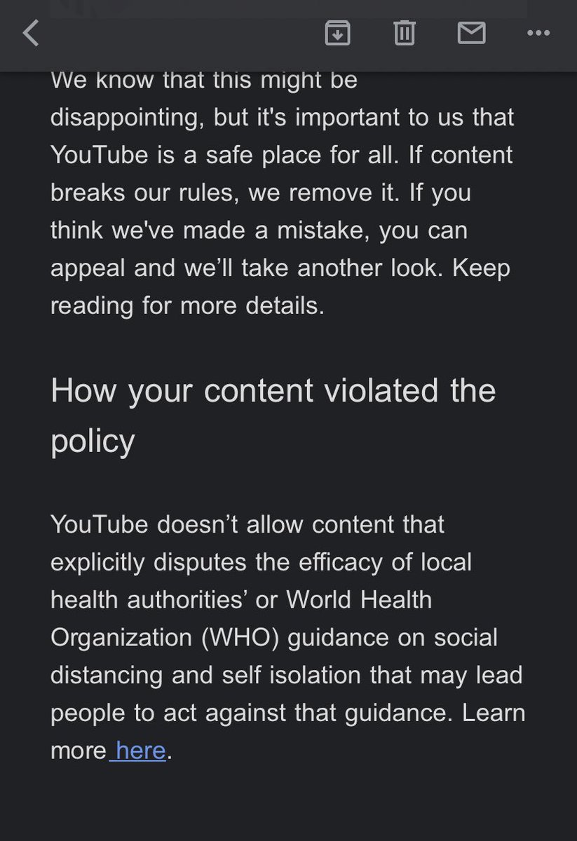 TheFoxperience's tweet photo. The podcast has been on YouTube for 3 days &amp; they’ve already removed one of my videos bc it “violates their medical misinformation policy” - shared Covid data w/sources, Great Barrington Declaration info, &amp; criticized Cuomo, Fauci &amp; WHO.
#BigTechCensorship https://t.co/Ka6LH2wdLy https://t.co/2jwVtZD4ar