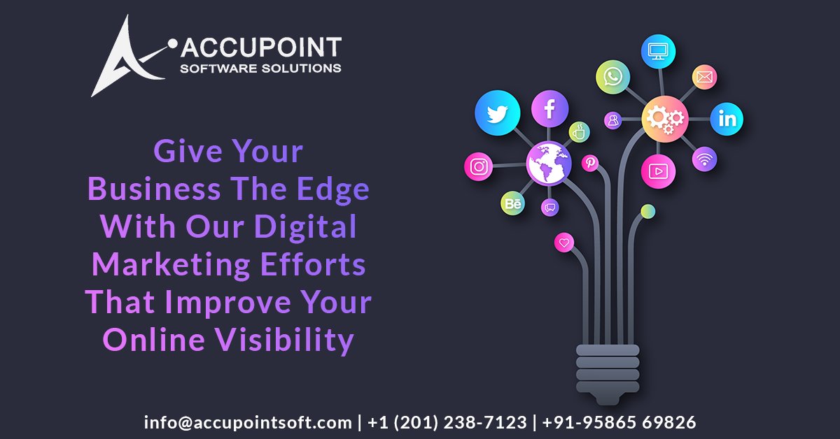 accupointsol's tweet photo. Digital marketing is one of the fastest method to expand your customer base, increase your #leads, and maximize conversions quickly. 

View more: https://t.co/QiHWt2BYL1
Experts: 91-95865 69826, 1 (201) 238-7123

#digitalmarketingtips #digitalmarketingagency #SEO #PPC #business https://t.co/xx34Rcgy3s