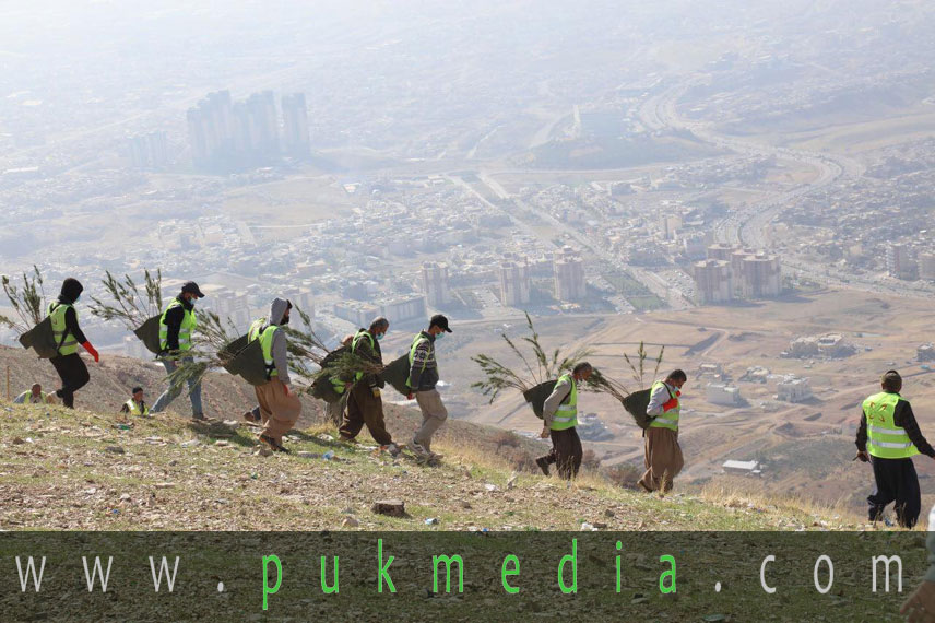 pukmedia's tweet photo. 21,000 trees to plant on #Azmar Mountain
https://t.co/mDvufZeXT1 https://t.co/CnnRcat774
