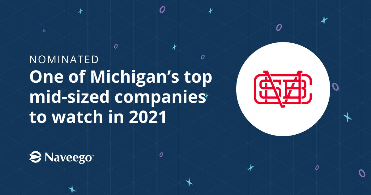 Naveego is honored to announce our nomination for Michigan Celebrates Small Business "50 Mid-Sized Companies to Watch in 2021" award!