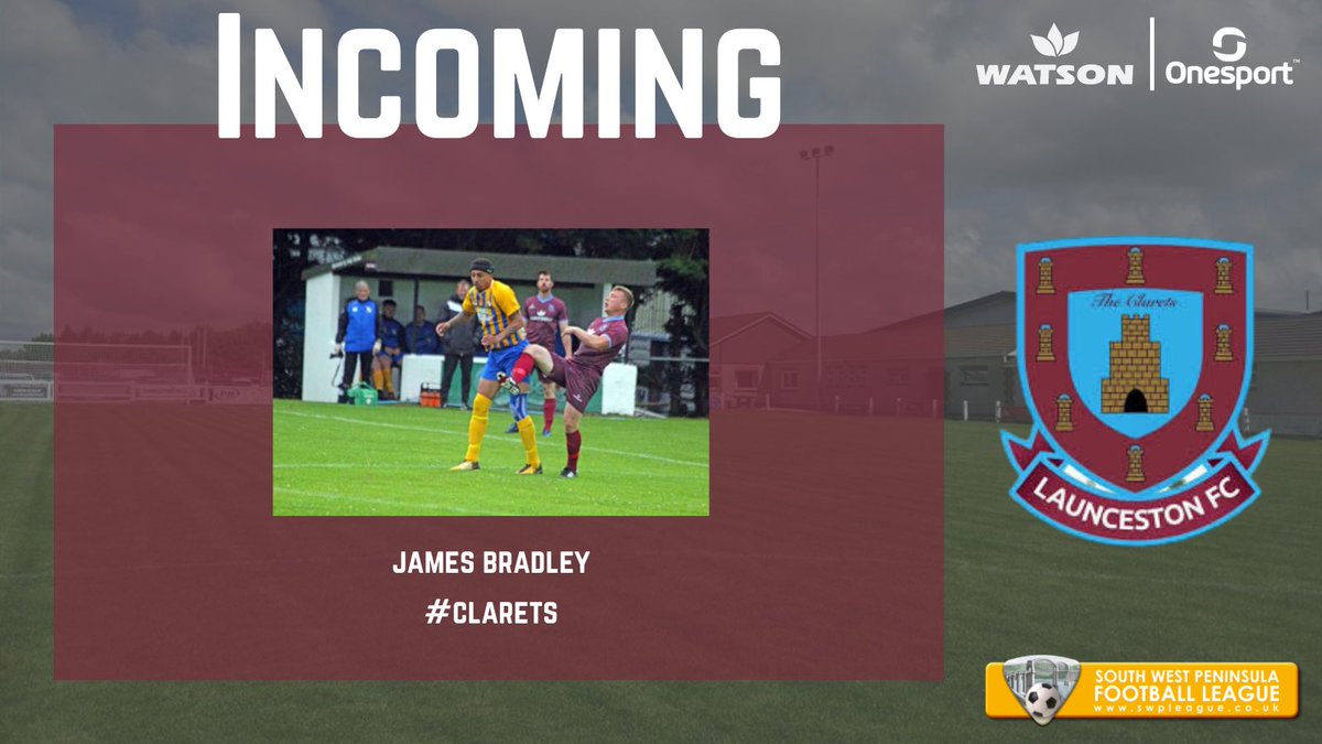 LauncestonAFC's tweet image. 𝗜𝗡𝗖𝗢𝗠𝗜𝗡𝗚 📲

Launceston Football Club are pleased to announce the re-signing of experienced defender James Bradley.

The former @Only1Argyle Apprentice, 26, has previously played for the club &amp;amp; everyone here welcomes his return to the squad.

#clarets