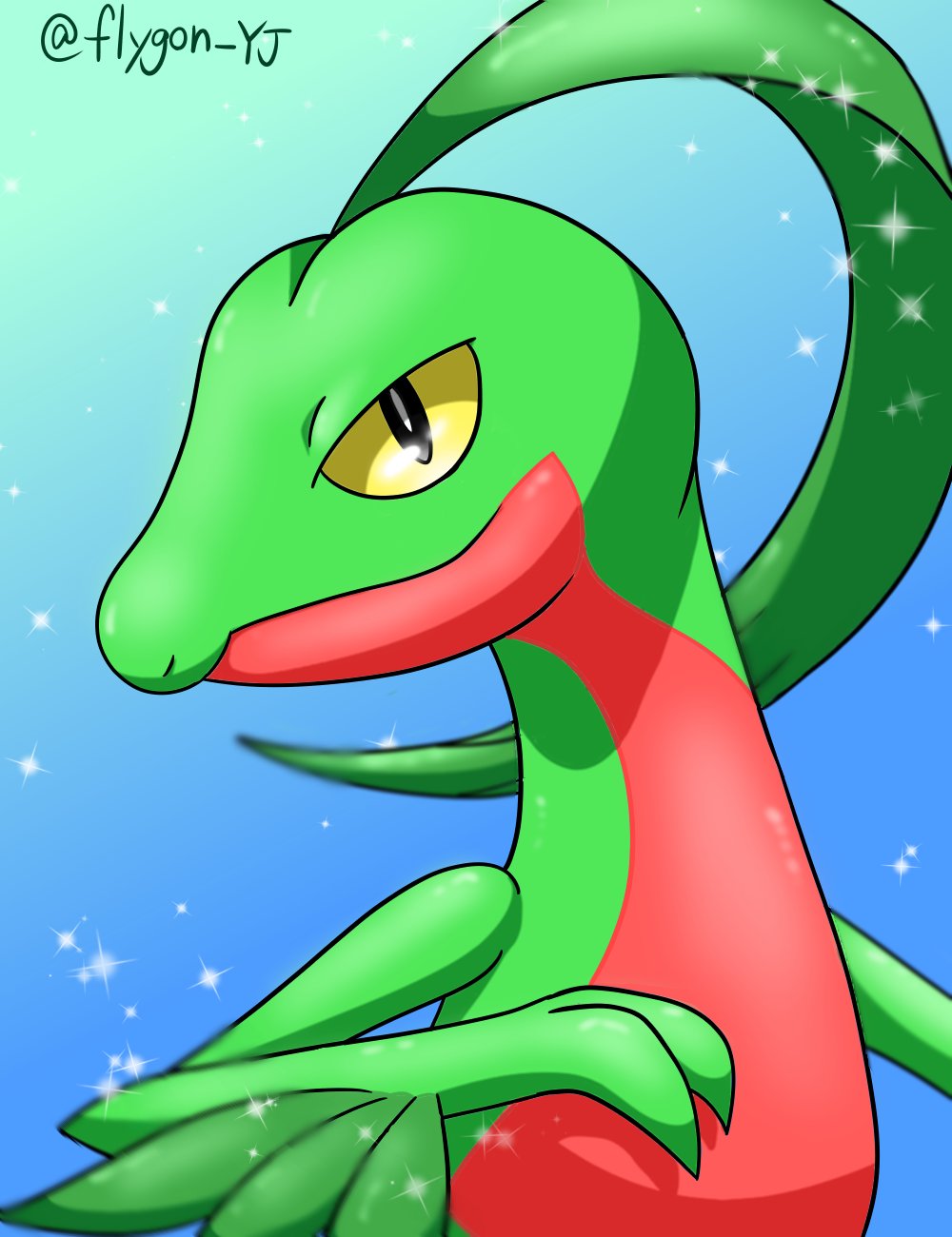 ゆじゅ ジュプトルの日 ジュプトル ポケモン イラスト ジュプトル Grovyle T Co Bmvlmm2htz Twitter
