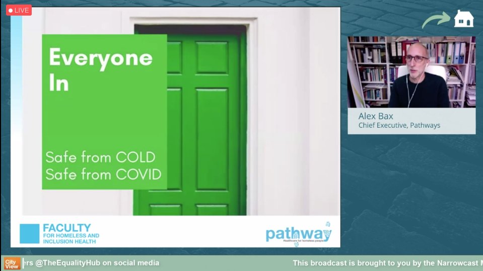PublicPolicyNSA's tweet photo. Alex Bax, Chief Executive, @PathwayUK is speaking live now.

Tune in now: https://t.co/Gt1zNnvjJL

Book your place for Pathways from Homelessness March 2021 here: https://t.co/LQCRJO70X0 https://t.co/PeGmb8vmJn
