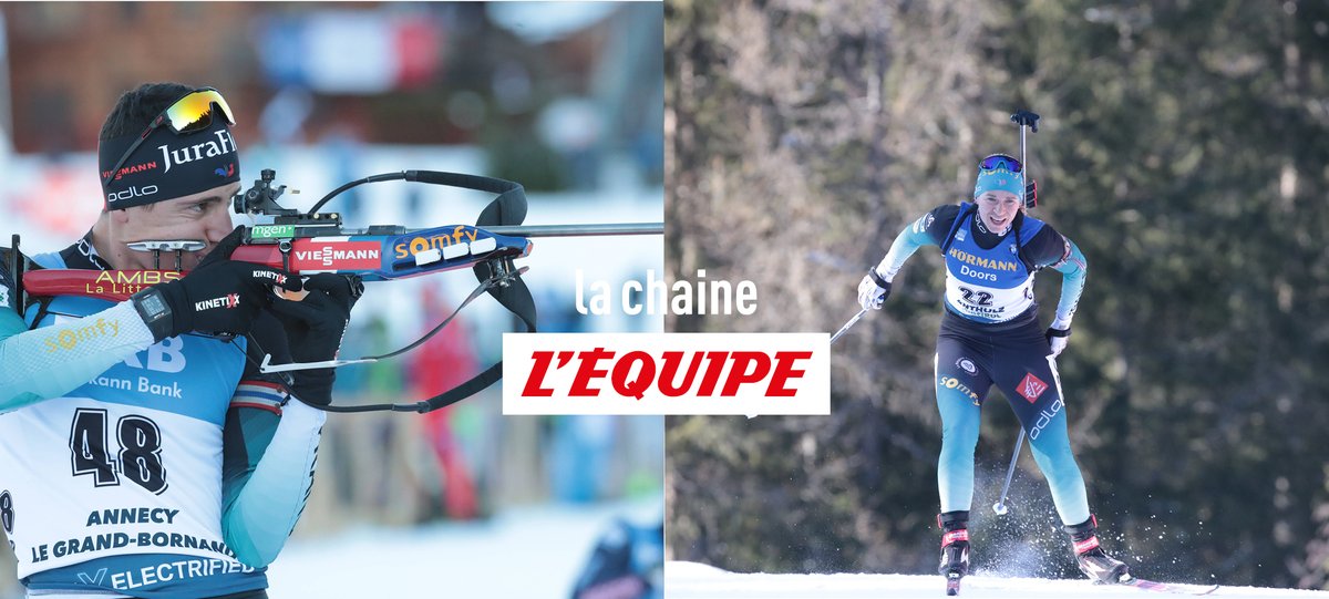 lequipe_pro's tweet photo. ❄ Le retour du biathlon est à vivre en direct dès samedi 10h00 sur @lachainelequipe avec @m_benterki @AnneSoBernadi @dorin_habert et @alex_boeuf ! 

Le communiqué 👉 https://t.co/mMkqo9t6vF #lequipeBIATHLON https://t.co/af7lX4Sbqy